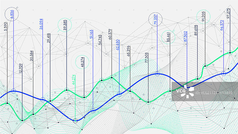 数字分析概念数据可视化图片素材