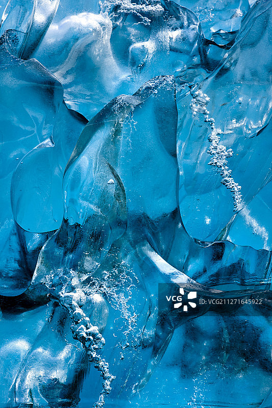 阿拉斯加州融化的冰山图片素材