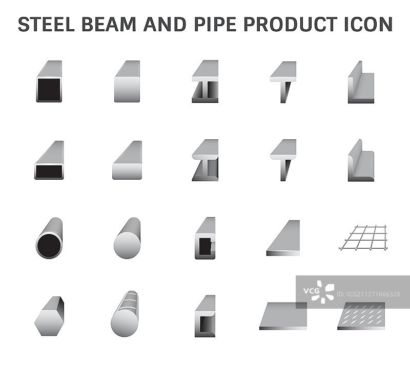 钢铁产品图标图片素材