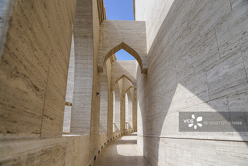 卡塔尔多哈 卡塔拉文华村 露天剧院图片素材