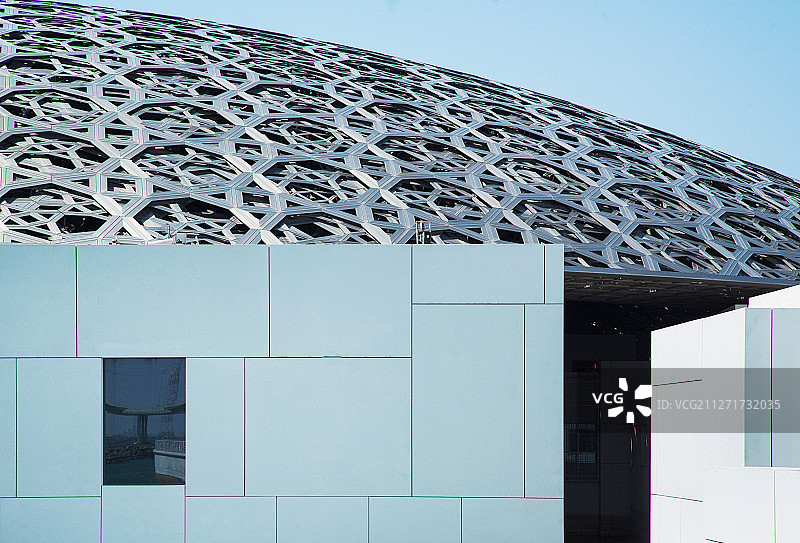 阿拉伯联合酋长国阿布扎比卢浮宫局部图片素材