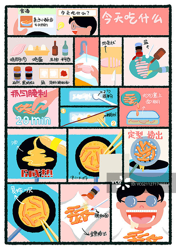 今天吃什么系列菜谱图片素材
