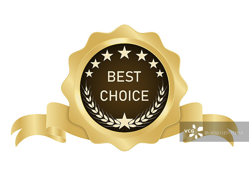 金色奖章图片素材
