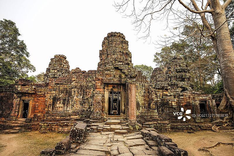 柬埔寨吴哥窟斑黛喀蒂寺Banteay Keay图片素材