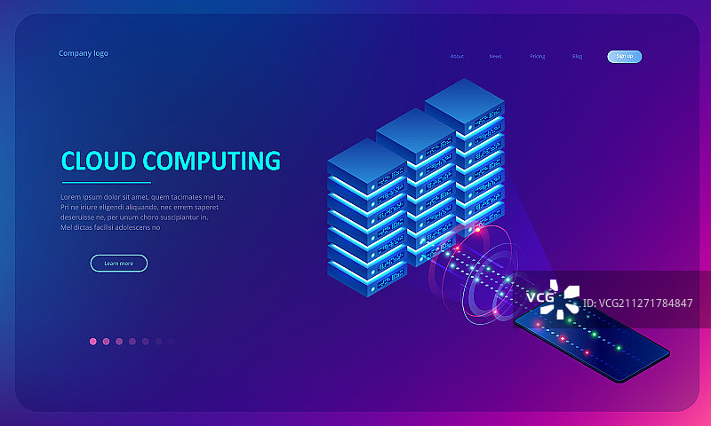 大数据存储与云计算技术图片素材