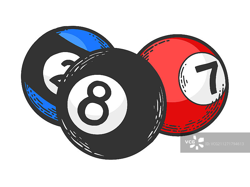 台球雕刻图片素材