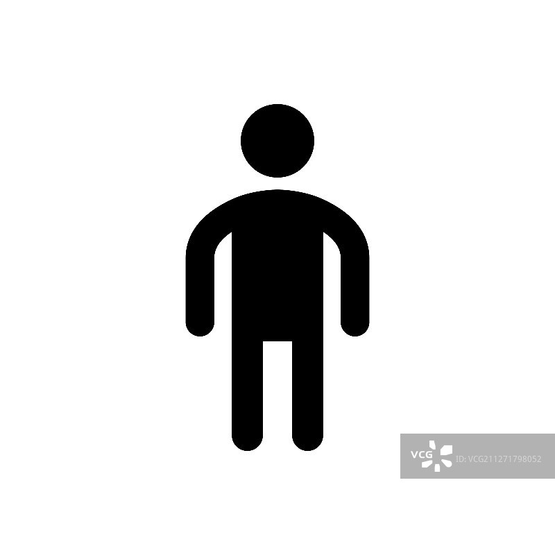 男人象形符号和男性符号图片素材