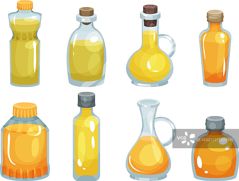 素食油瓶套装图片素材