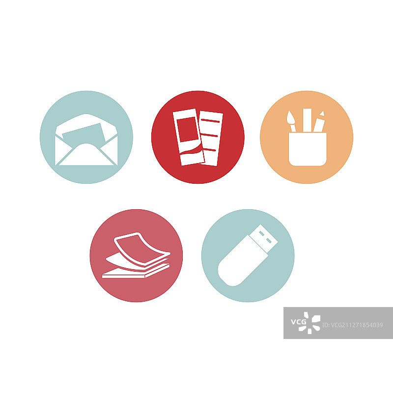 办公设备图标符号设计图片素材