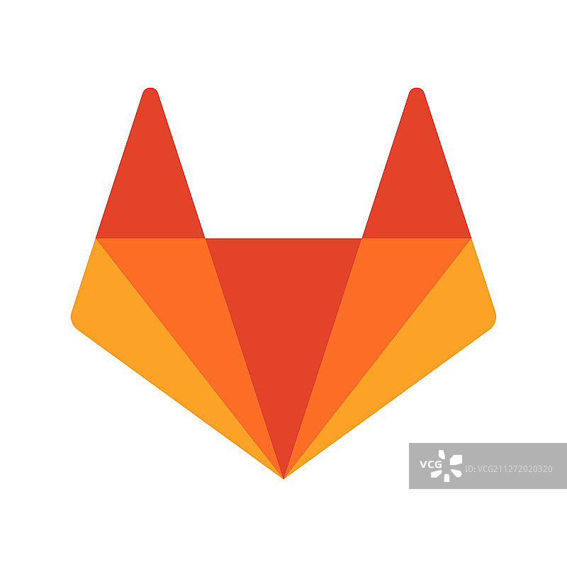 GitLab红色狐狸标志图片素材