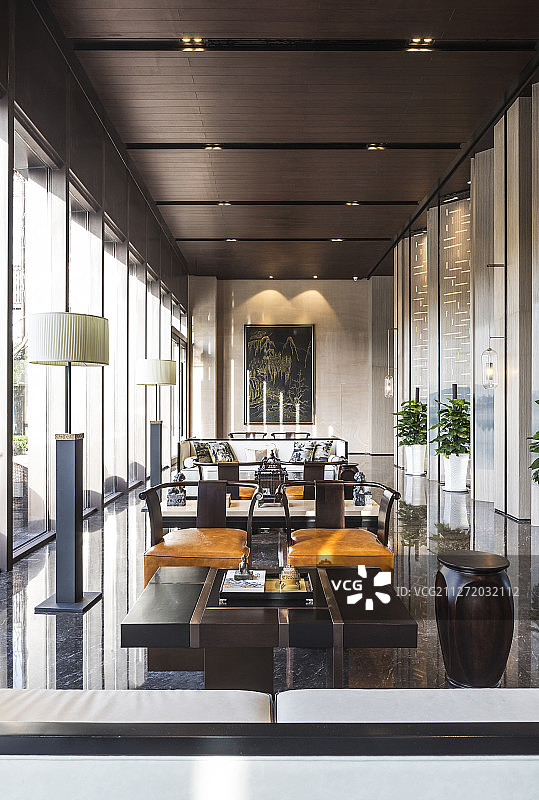 假日别墅休息区图片素材