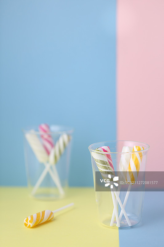 治愈系棒棒糖果图片素材