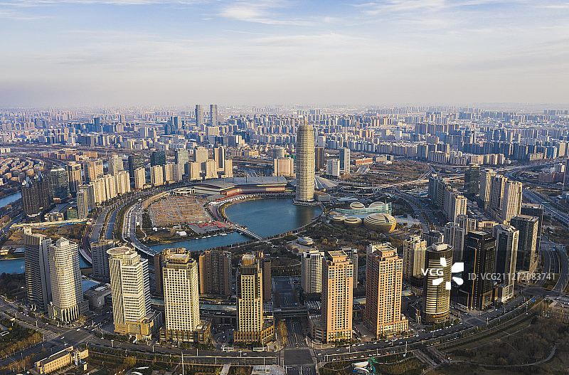 河南郑州CBD千禧广场图片素材
