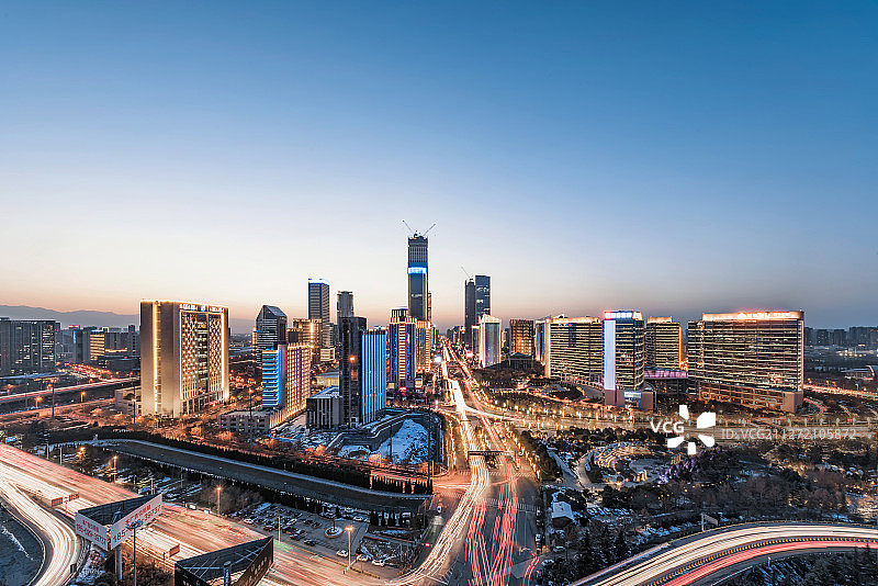 西安高新区CBD图片素材