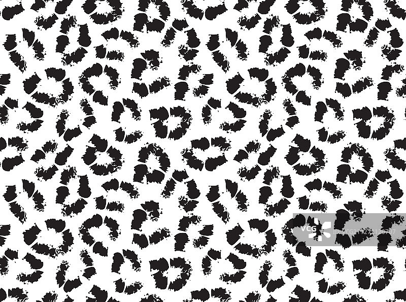 经典现代动物豹纹笔触图片素材