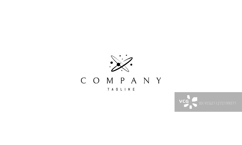 星球抽象图案logo图片素材