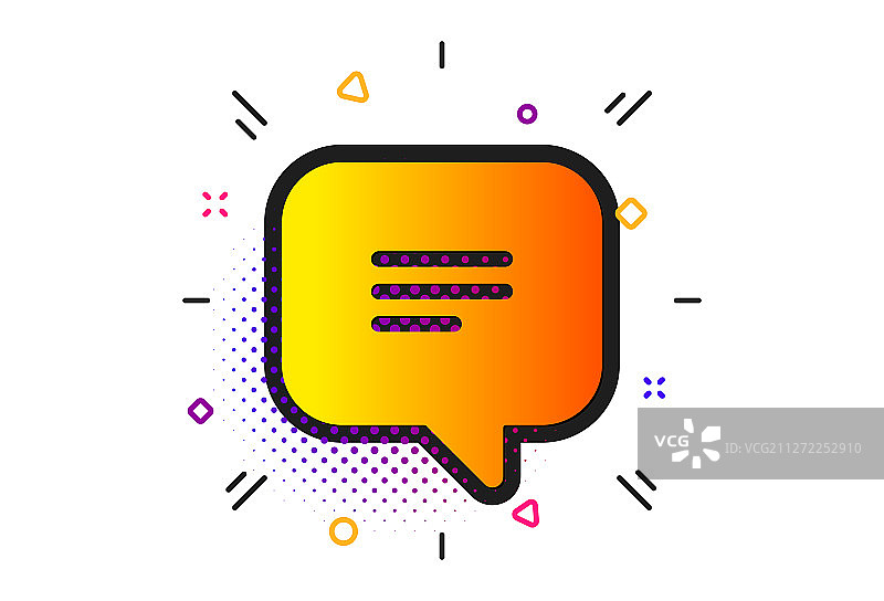 短信图标聊天评论标志语音图片素材