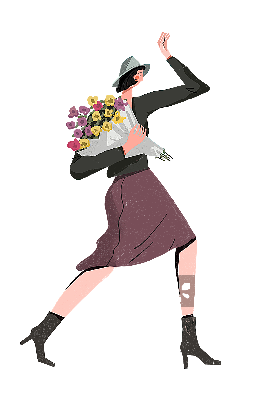 人物穿搭图片素材