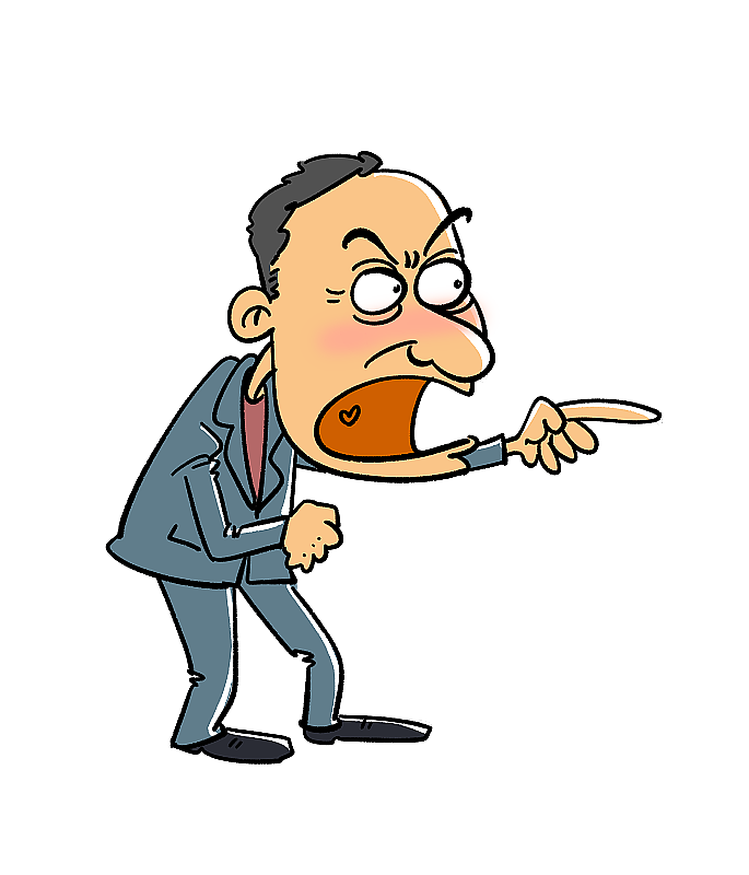 咆哮的男人图片素材