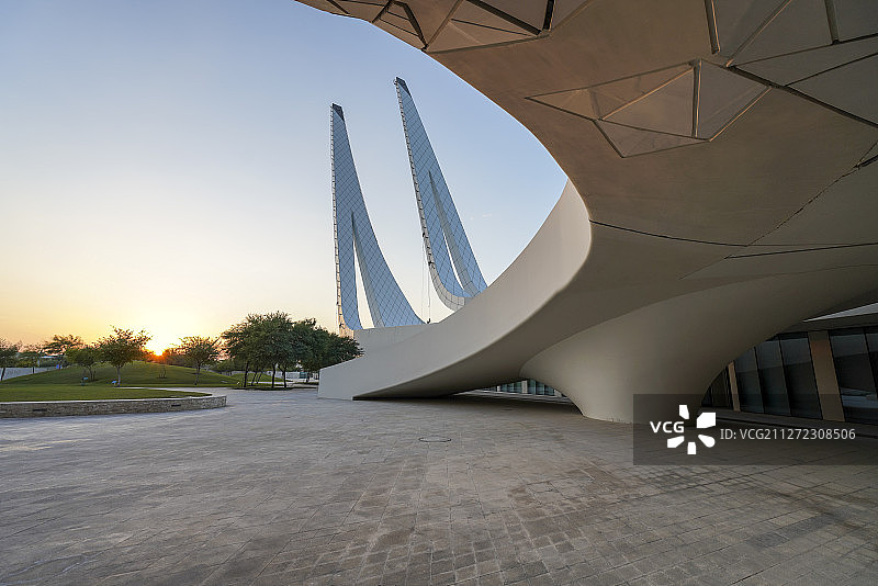 卡塔尔多哈教育城清真寺图片素材