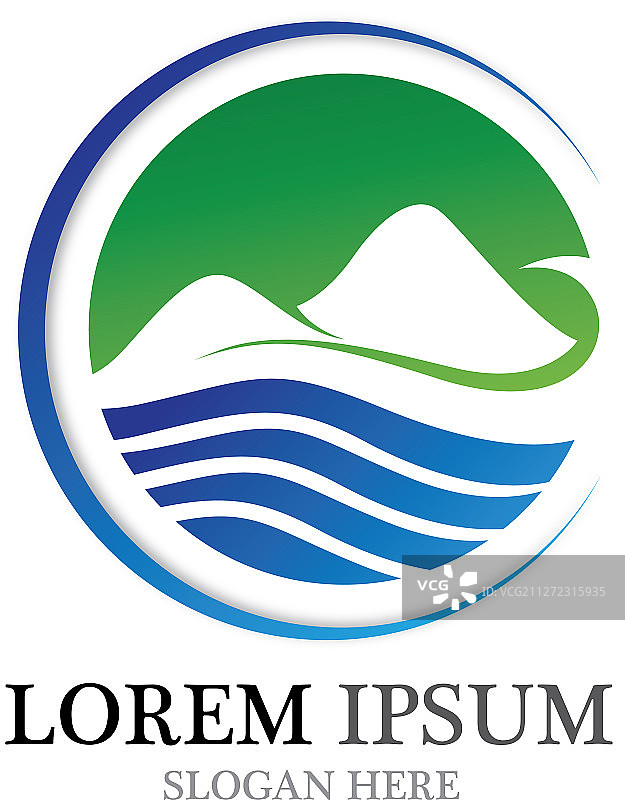 山图标标识图片素材