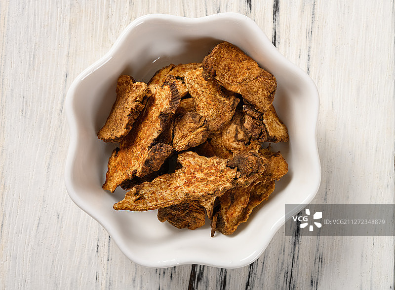 影棚拍摄中药苍术垂直角度特写图片素材