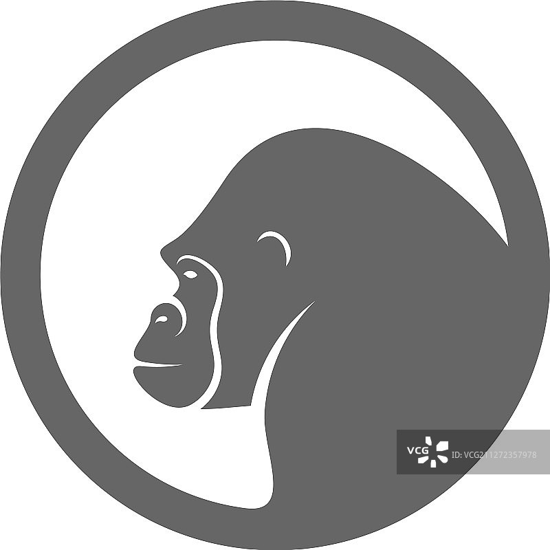 金刚大猩猩Logo设计模板图片素材