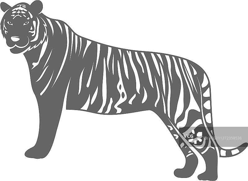 老虎标志设计老虎标志模版图片素材