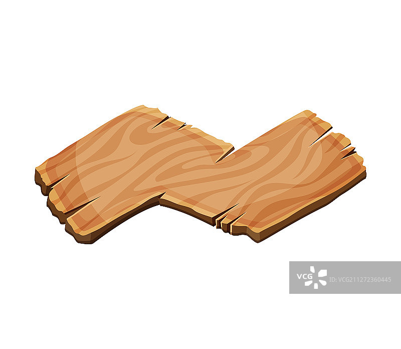 卡通木制空白标牌banner和丝带图片素材