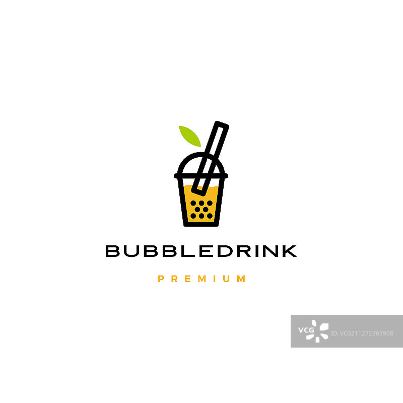 波霸奶茶饮品标志图标图片素材