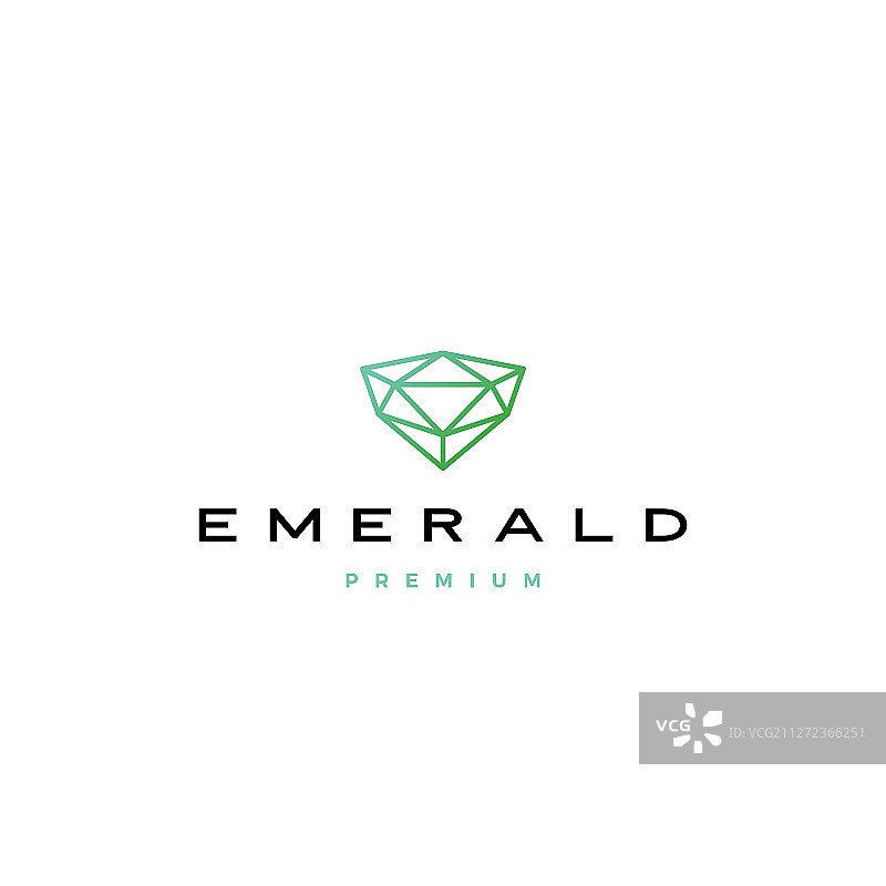 祖母绿钻石标志图标图片素材