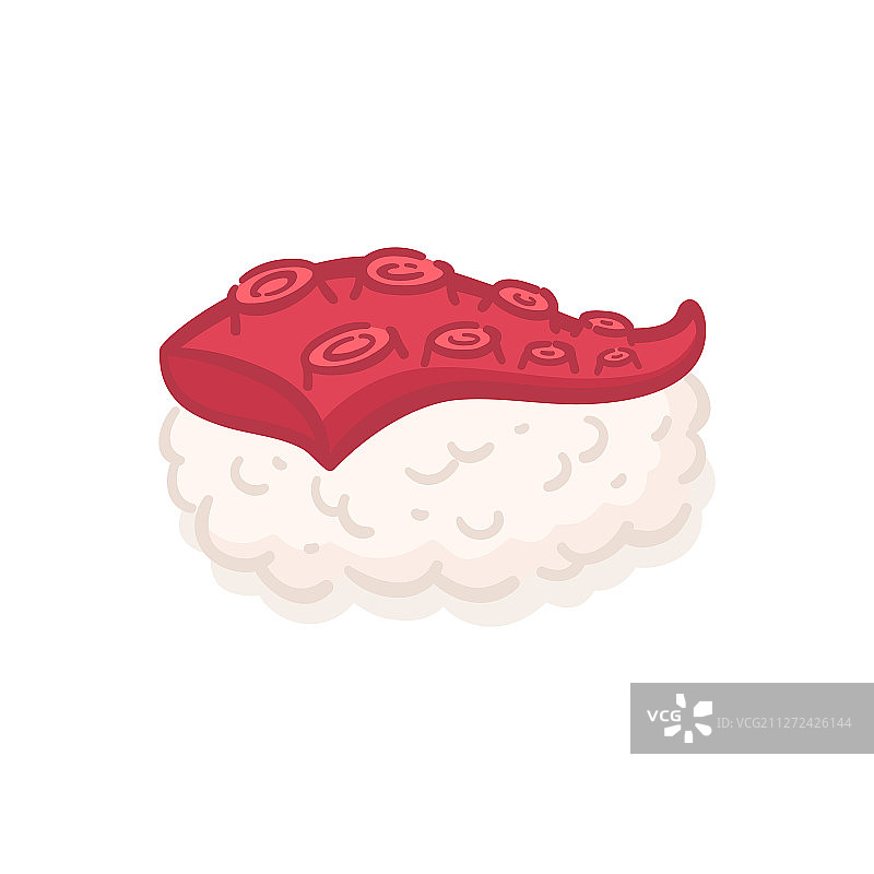 章鱼寿司日式料理图片素材