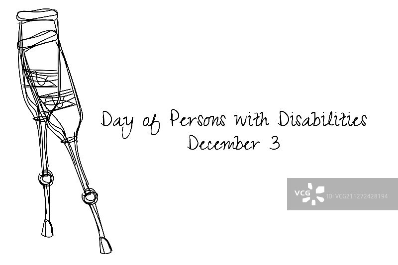 国际残疾人日图片素材