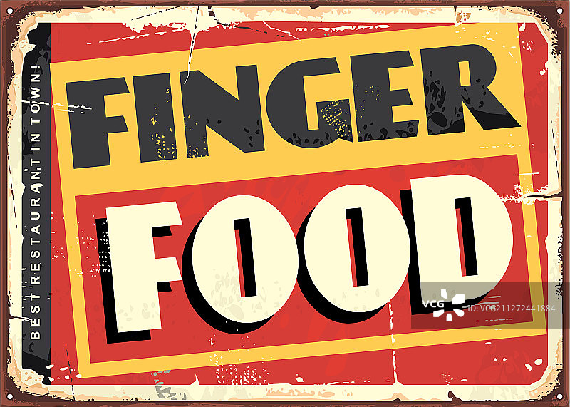 手指食物美味餐厅标志设计图片素材