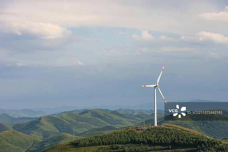 独石口风力发电场图片素材