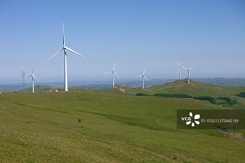 独石口风力发电场图片素材