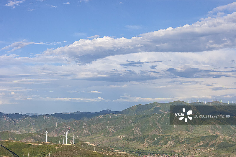 独石口风力发电场图片素材