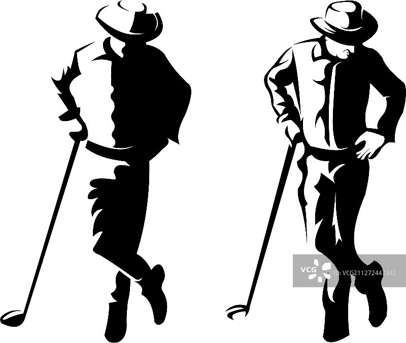 高尔夫球手图片素材