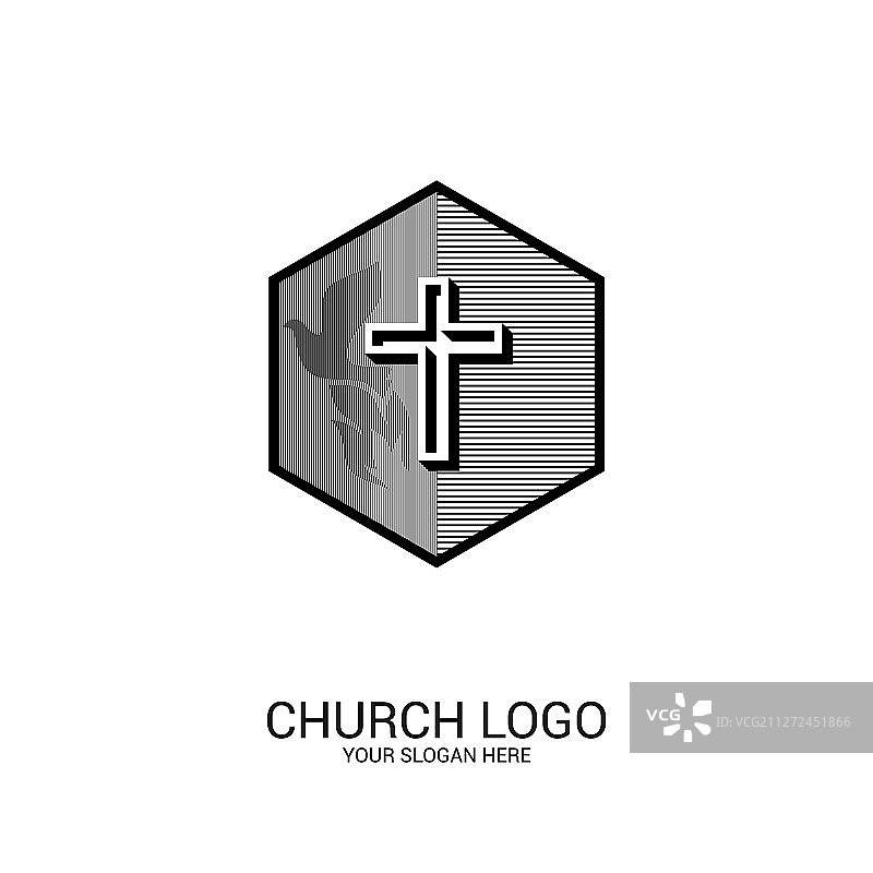 教堂logo基督教符号图片素材