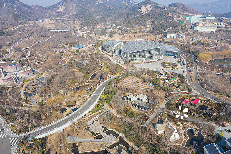 航拍青岛世界园艺博览会（世园会）图片素材