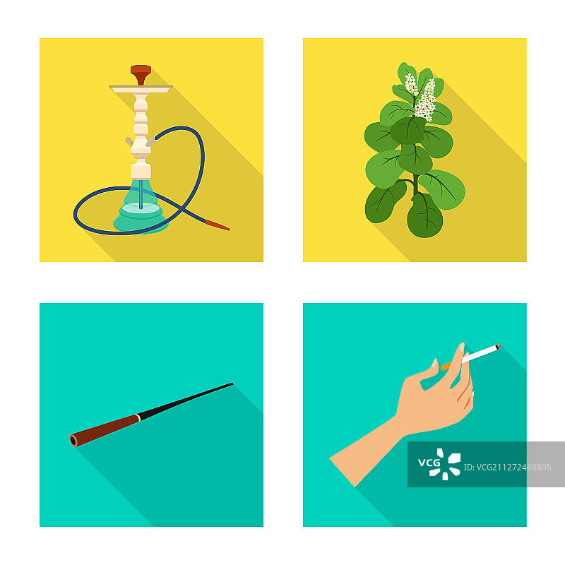 烟雾和统计图标图片素材