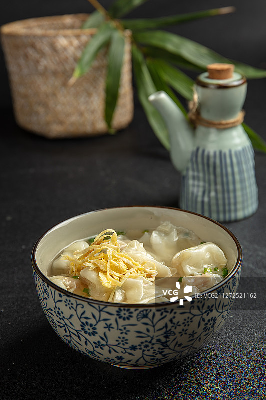 杭帮菜苏式馄饨图片素材