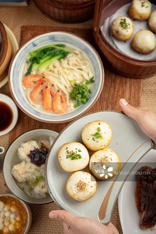 杭帮菜苏式早餐套餐图片素材