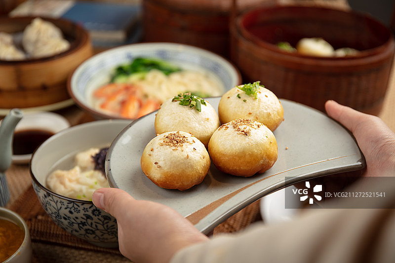 杭帮菜苏式早餐套餐图片素材