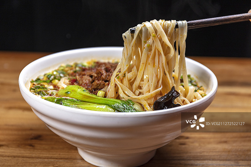 西北陕西特色小吃臊子面图片素材