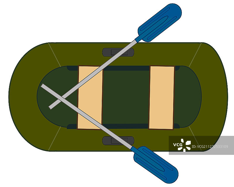 充气橡皮艇图片素材