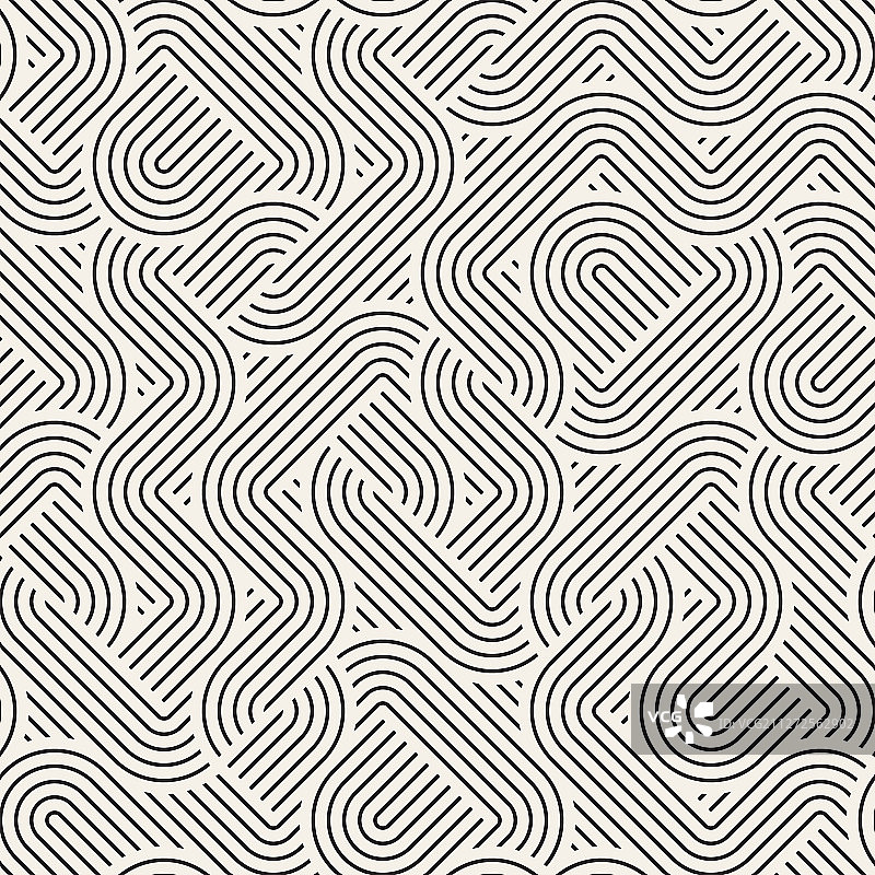 复古不规则线性网格无缝图案图片素材