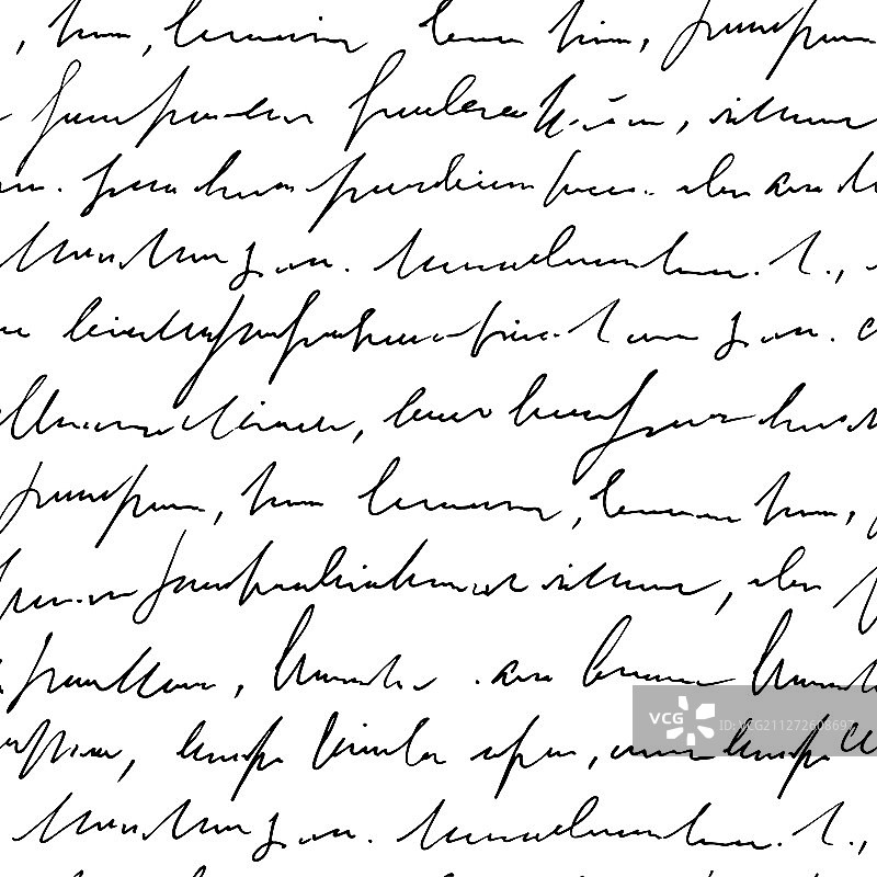 手写抽象文字无缝图案图片素材