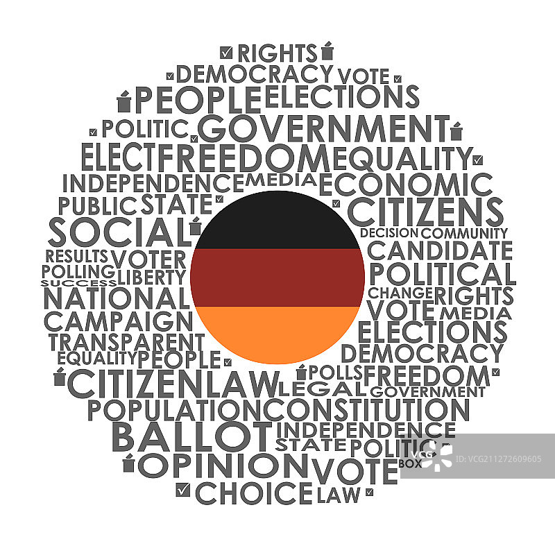 选举相关标签云图片素材