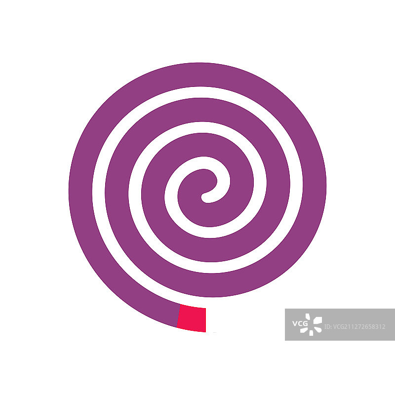 燃烧的螺旋蚊香图片素材